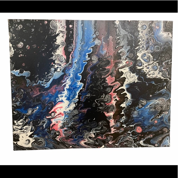 Original Acrylic Abstract Wall Art-16” by 20” - Picture 1 of 3